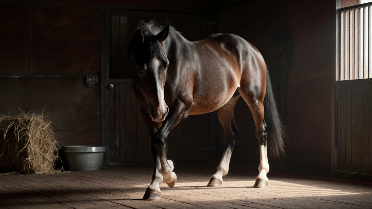 Jak vzniká kolika u koní - příčiny, příznaky a prevence