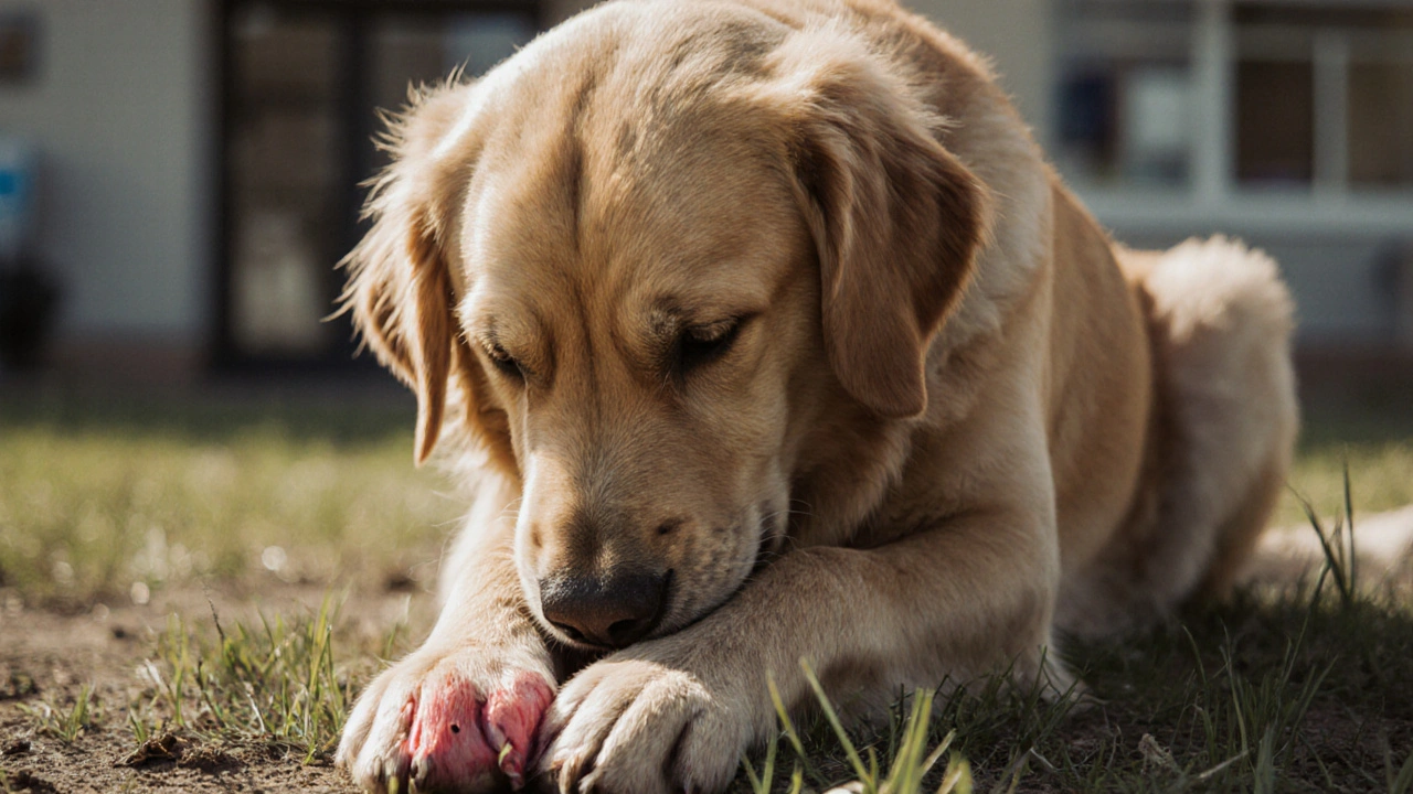 Proč se pes pořád lize? Příčiny a co s tím dělat