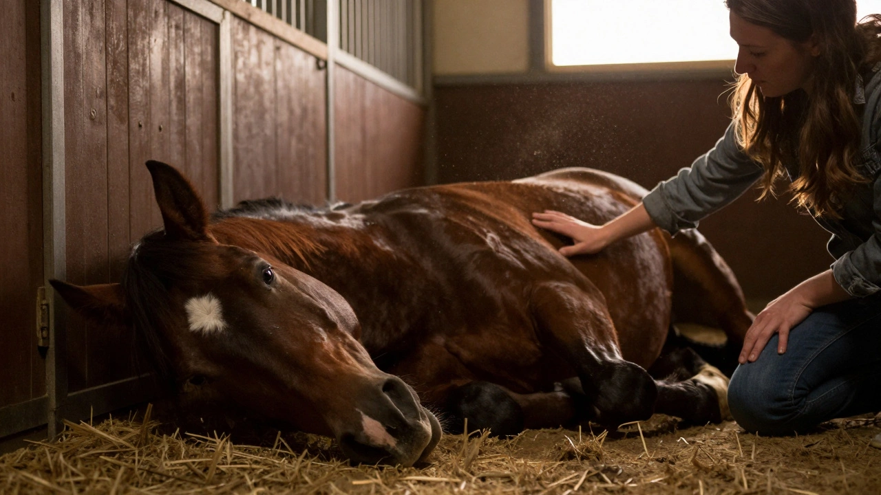 Co znamená, když kůň leží? Všechno, co musíte vědět o nebezpečném chování koní