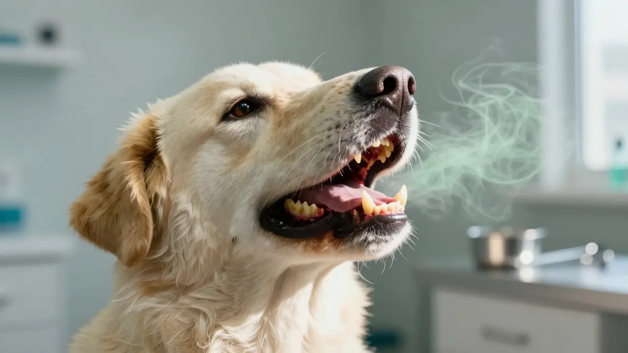 Co dát psovi na smrad z tlamy? Příčiny a přirozená řešení