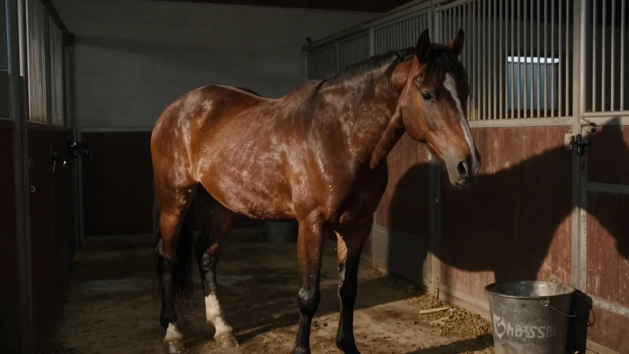 Co musíte udělat při podezření na koliku u koně?