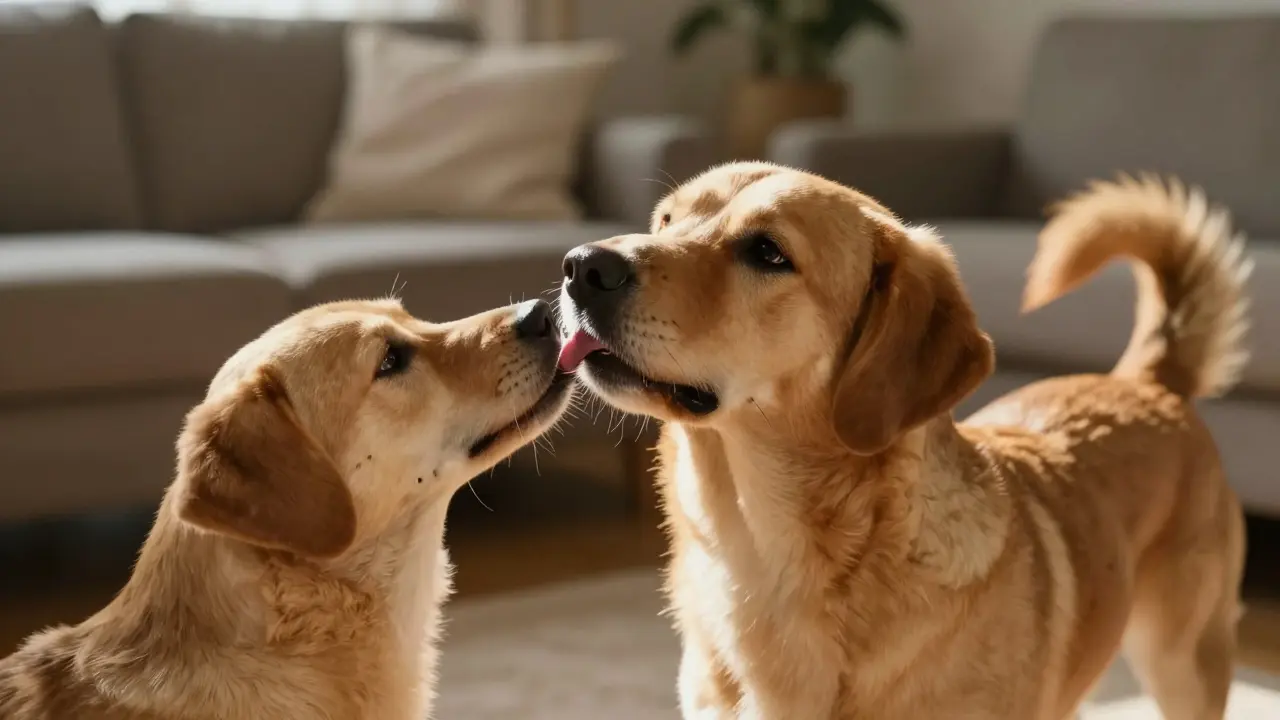 Co znamená, když pes olizuje obličej? Proč to dělá a kdy byste se měli znepokojit