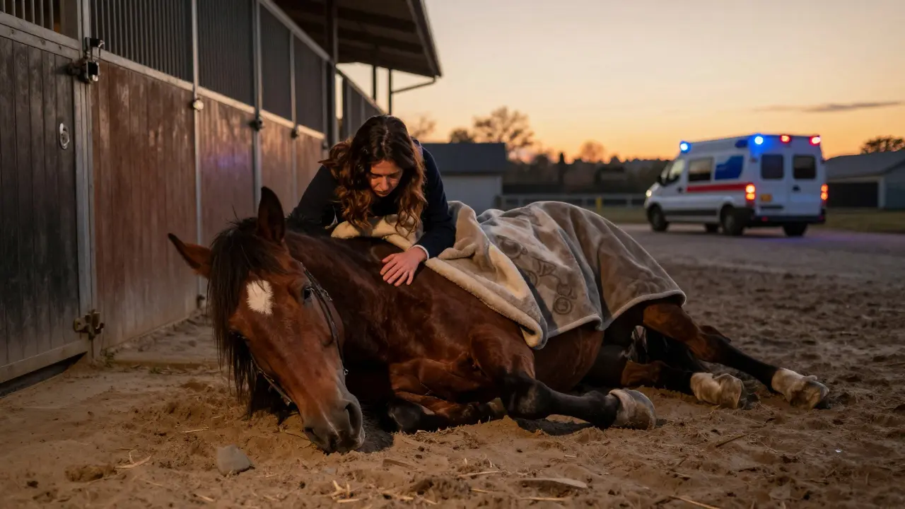 Jak dlouho může kůň ležet? Co dělat, když kůň nevstává