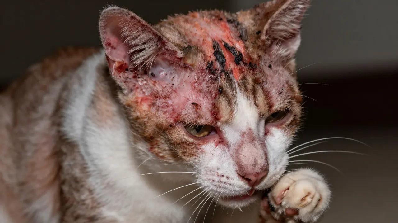 Jak vypadá svrab u kočky: příznaky, typy a co dělat, když má vaše kočka svrab
