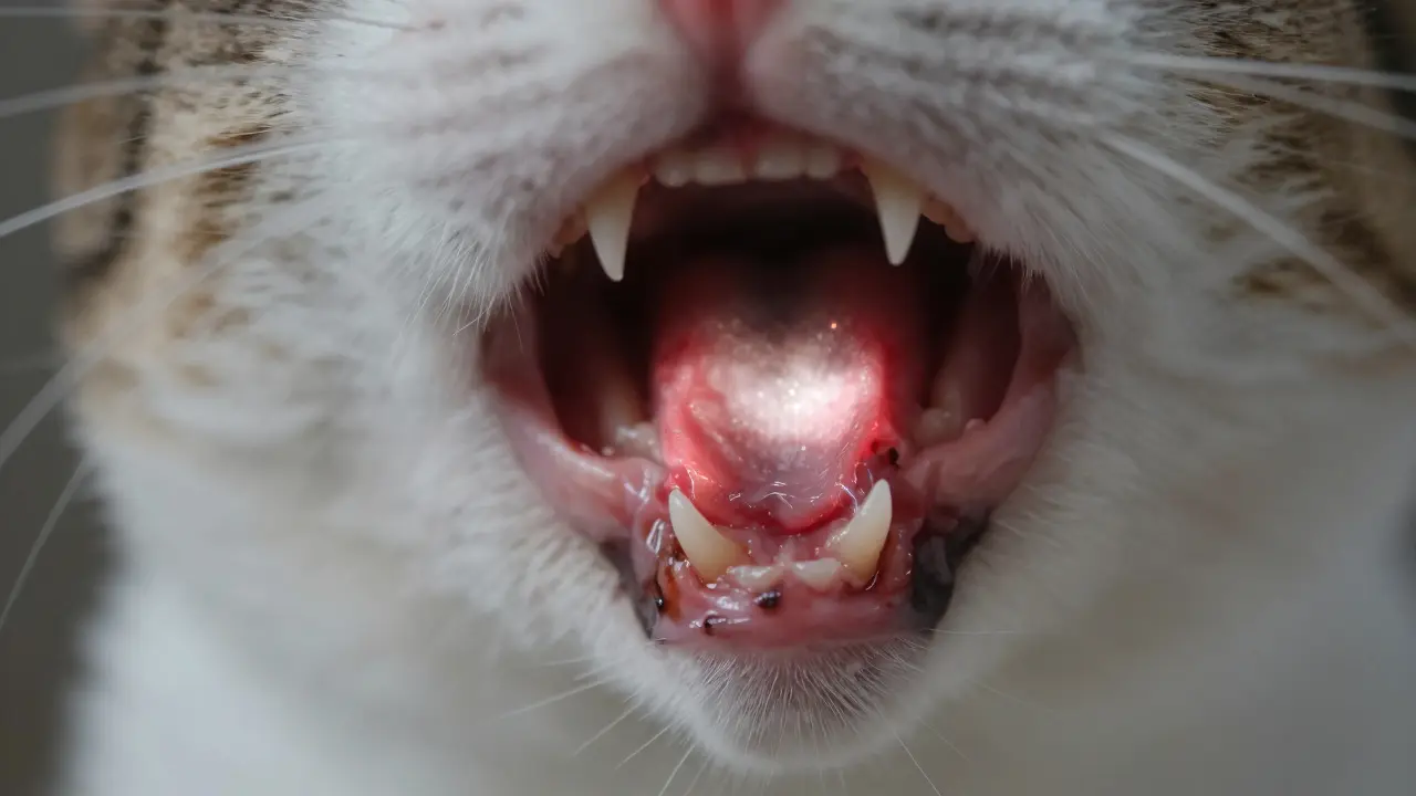 Proč kočce smrdí z pusy? Příčiny a co s tím dělat