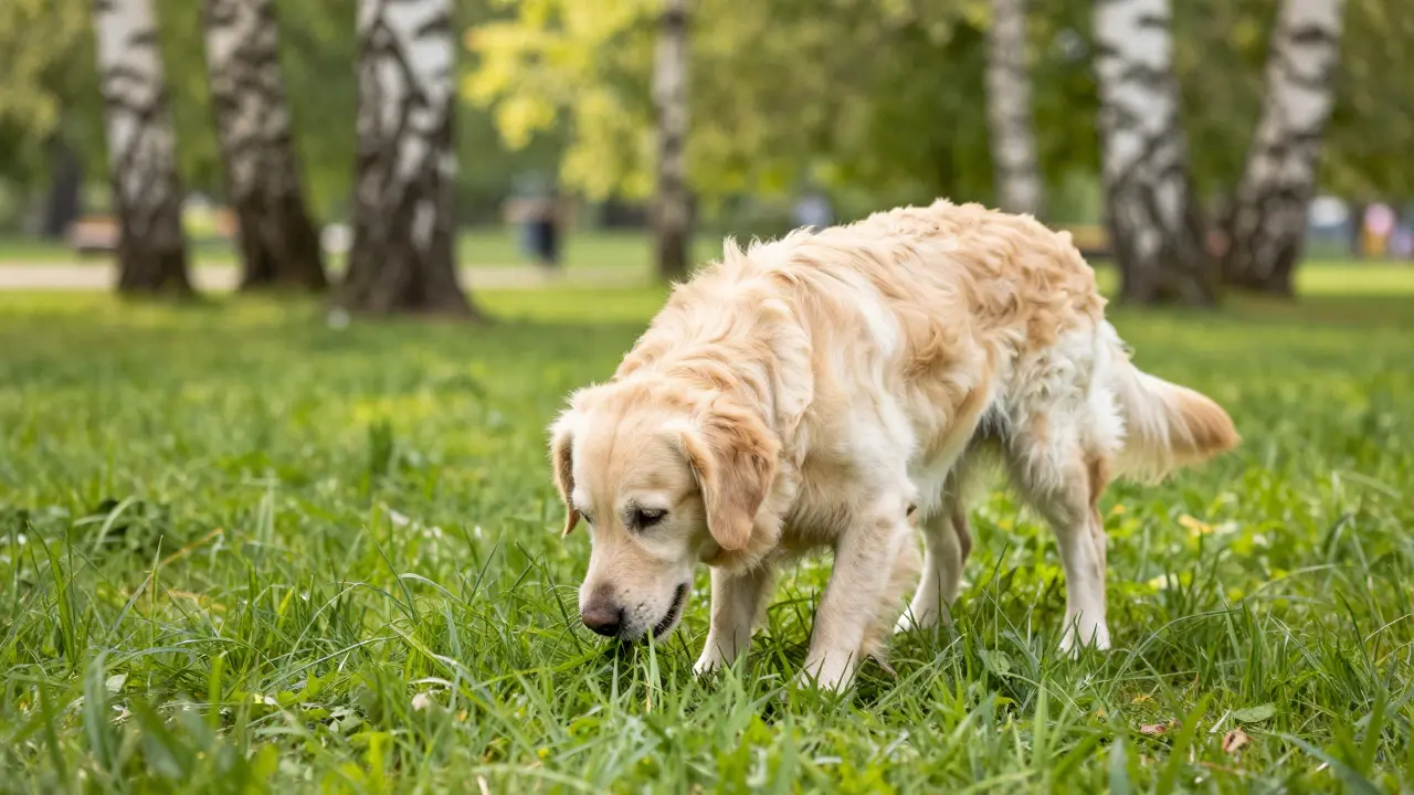 Proč psi žerou trávu? Vše, co potřebujete vědět o tomto zvyku