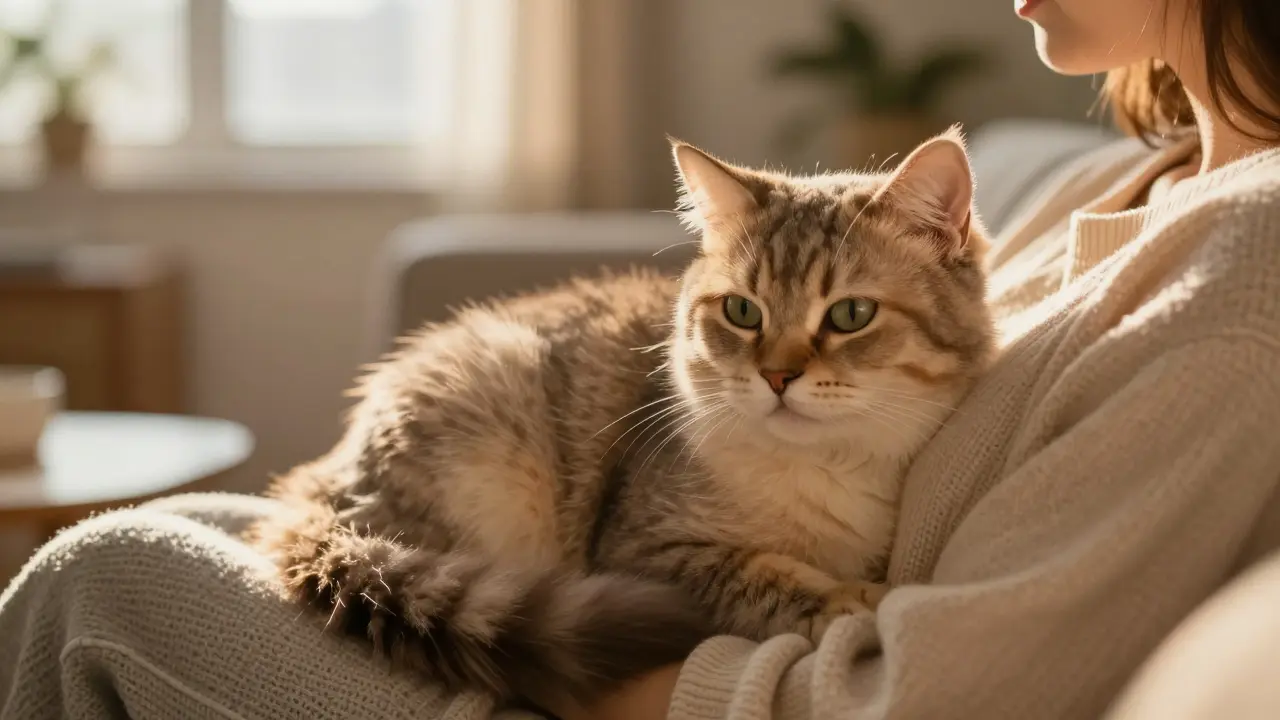 Proč si kočka lehá na člověka? Odkřikněte tajemství kočičího mazlení